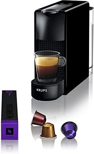 Krups Nespresso Essenza Mini XN1108 - Cafetera monodosis de cápsulas Nespresso, compacta, 19 bares,...