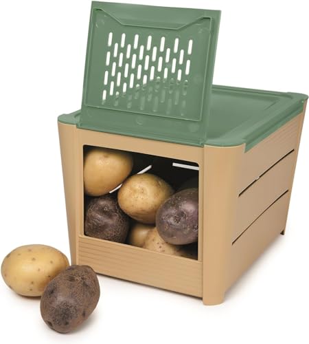 SNIPS 000500 Porta Patatas, cebollas y Verduras, 3600 W, 3 kg, 44 Decibelios, Plástico, marrón y...