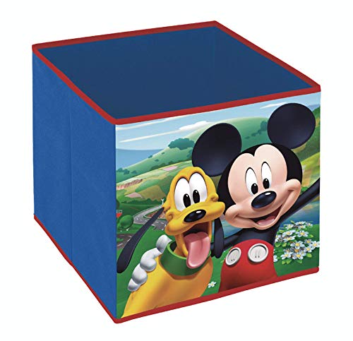 Superdiver Cubo Organizador Plegable de Tela Disney - Caja de Almacenaje para Juguetes Compatible...