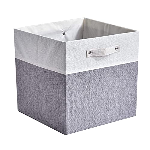 Mangata Cajas de almacenamiento para cubos de 33 x 33 x 33 cm, cesta de almacenamiento de tela para...