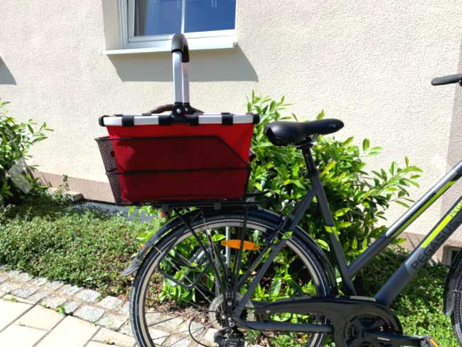 cesta trasera bicicleta