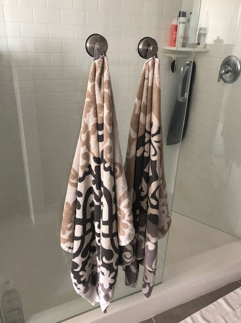 toalleros de ducha con ventosa